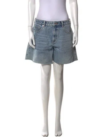 Pre-owned Ser.o.ya Mini Shorts In Blue