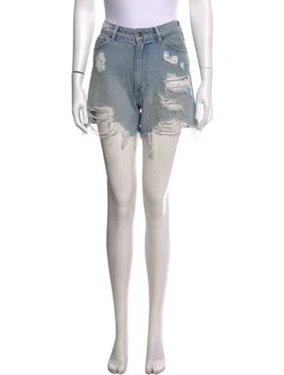 Pre-owned Ser.o.ya Mini Shorts In Blue
