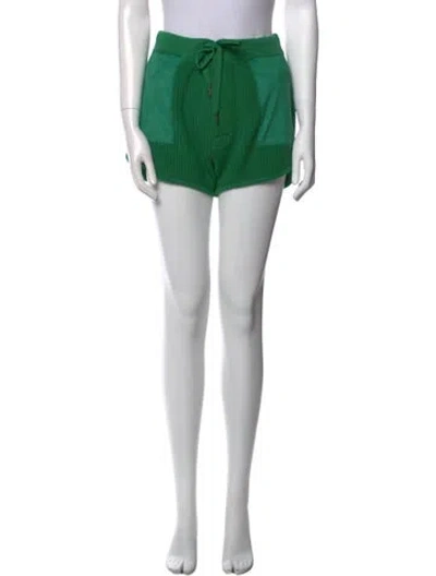 Pre-owned Ser.o.ya Mini Shorts In Green