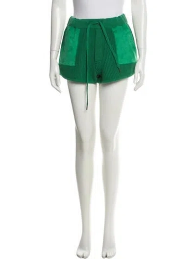 Pre-owned Ser.o.ya Mini Shorts In Green