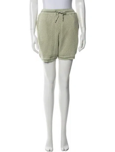 Pre-owned Ser.o.ya Mini Shorts In Green