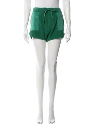 Pre-owned Ser.o.ya Mini Shorts In Green