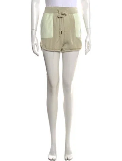 Pre-owned Ser.o.ya Mini Shorts In Green