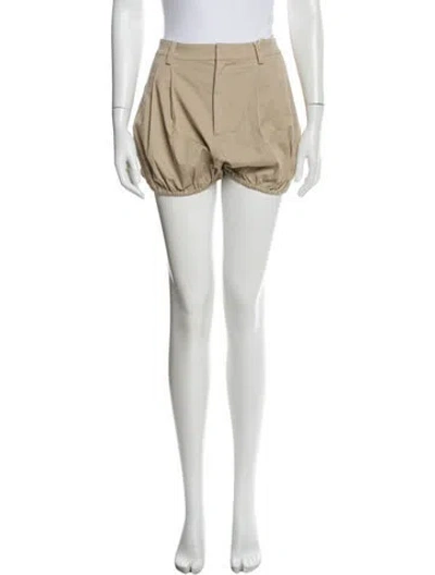 Pre-owned Ser.o.ya Mini Shorts In Neutral