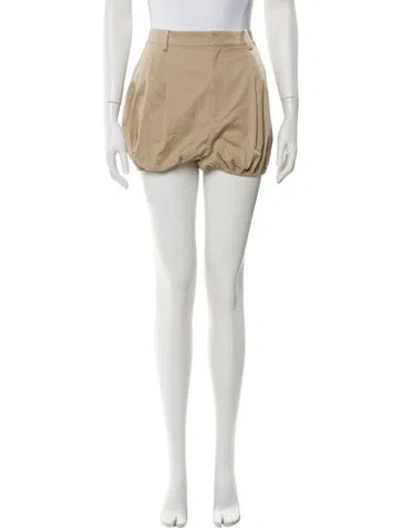 Pre-owned Ser.o.ya Mini Shorts In Neutral