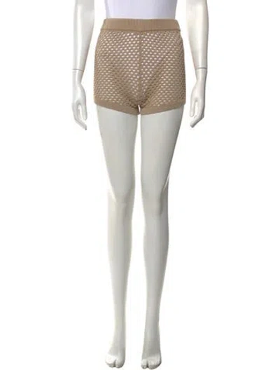 Pre-owned Ser.o.ya Mini Shorts In Neutrals