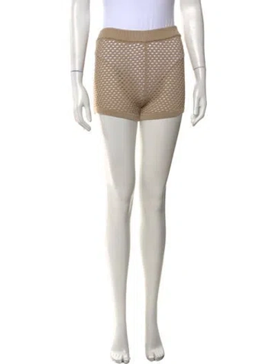 Pre-owned Ser.o.ya Mini Shorts In Neutrals