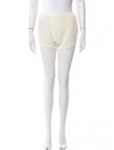 Pre-owned Ser.o.ya Mini Shorts In Neutrals