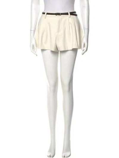 Pre-owned Ser.o.ya Mini Shorts In White