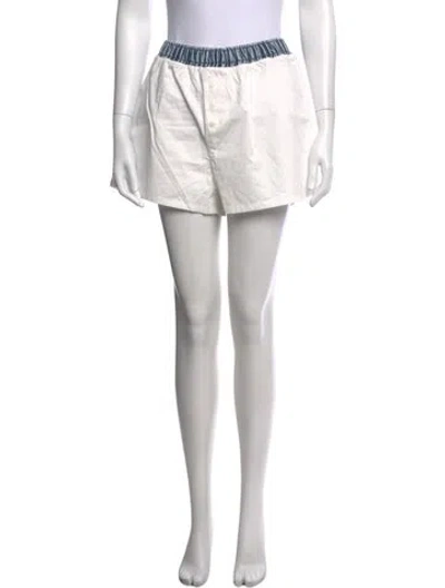 Pre-owned Ser.o.ya Mini Shorts In White
