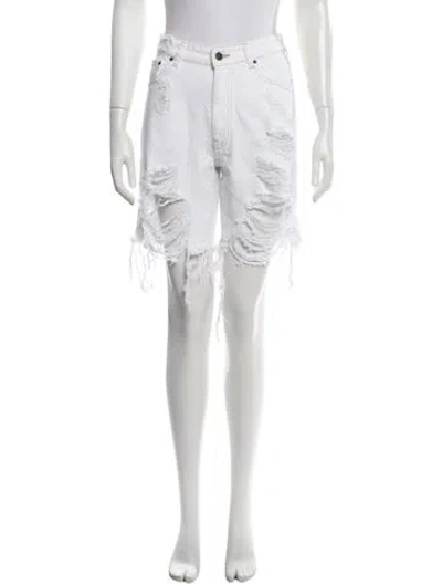 Pre-owned Ser.o.ya Mini Shorts In White