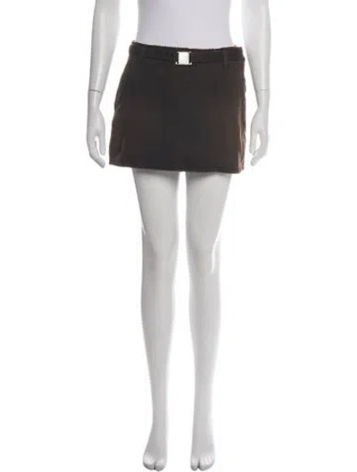 Pre-owned Ser.o.ya Mini Skirt In Black