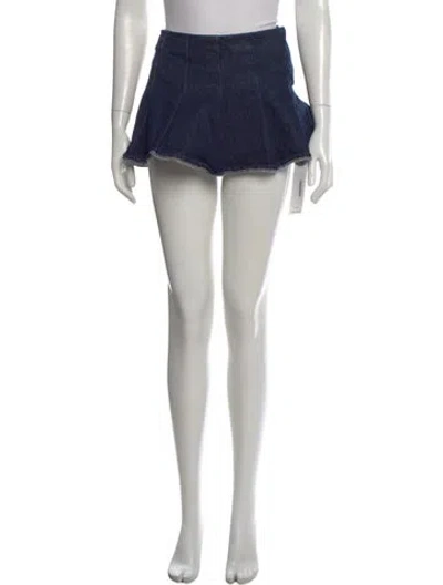 Pre-owned Ser.o.ya Mini Skirt In Blue