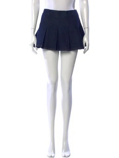 Pre-owned Ser.o.ya Mini Skirt In Blue