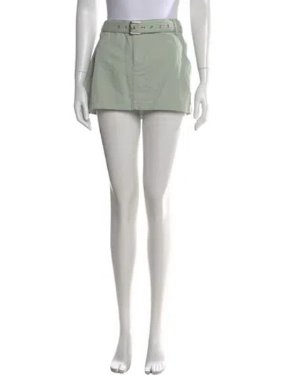 Pre-owned Ser.o.ya Mini Skirt In Green