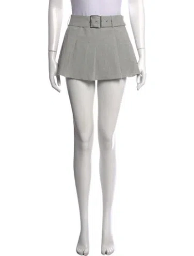 Pre-owned Ser.o.ya Mini Skirt In Grey