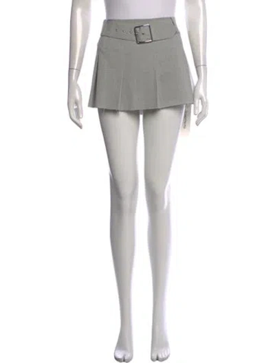 Pre-owned Ser.o.ya Mini Skirt In Grey