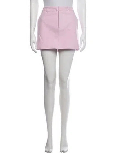 Pre-owned Ser.o.ya Mini Skirt In Pink