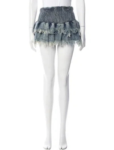 Pre-owned Ser.o.ya Mini Skirt W/ Tags In White