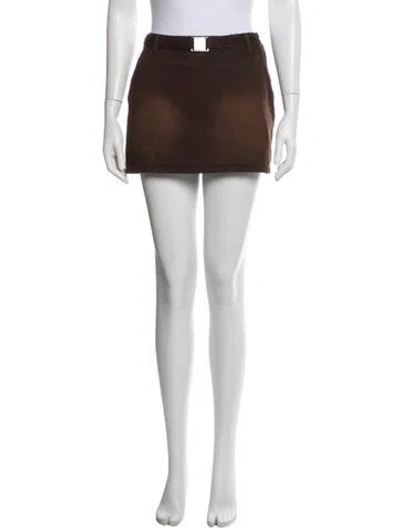 Pre-owned Ser.o.ya Mini Skirt In White