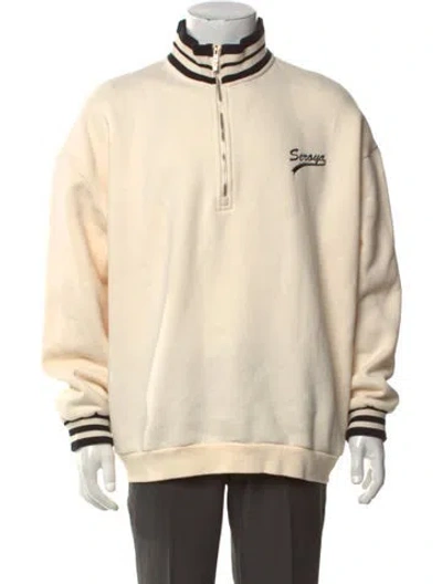 Pre-owned Ser.o.ya Mock Neck Long Sleeve Pullover In Neutrals
