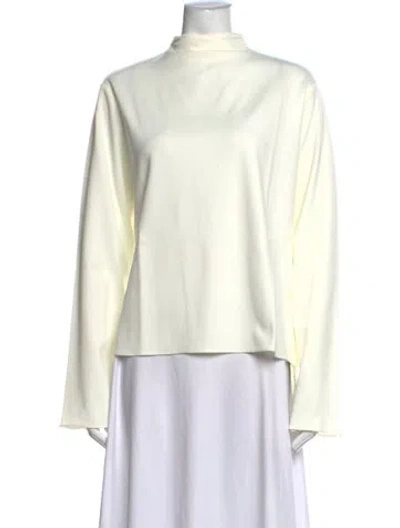 Pre-owned Ser.o.ya Mock Neck Long Sleeve Top W/ Tags In Neutrals