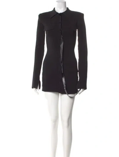 Pre-owned Ser.o.ya Mock Neck Mini Dress W/ Tags In Black