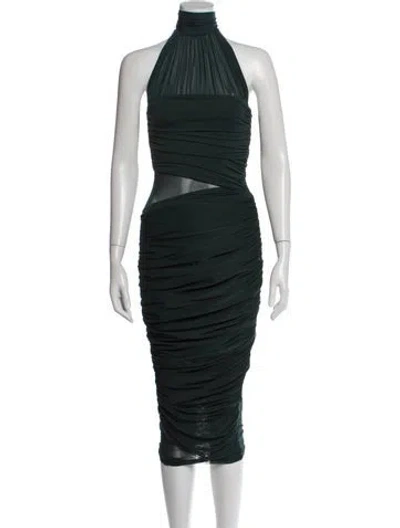 Pre-owned Ser.o.ya Mock Neck Mini Dress W/ Tags In Green