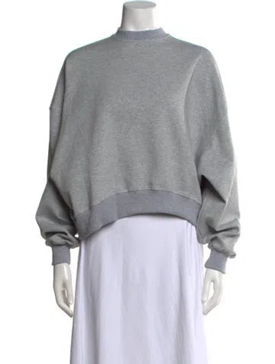 Pre-owned Ser.o.ya Mock Neck Sweater In Gray