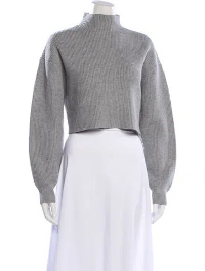 Pre-owned Ser.o.ya Mock Neck Sweater W/ Tags In Gray