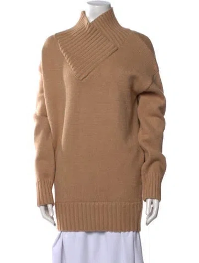 Pre-owned Ser.o.ya Mock Neck Sweater W/ Tags In Neutrals