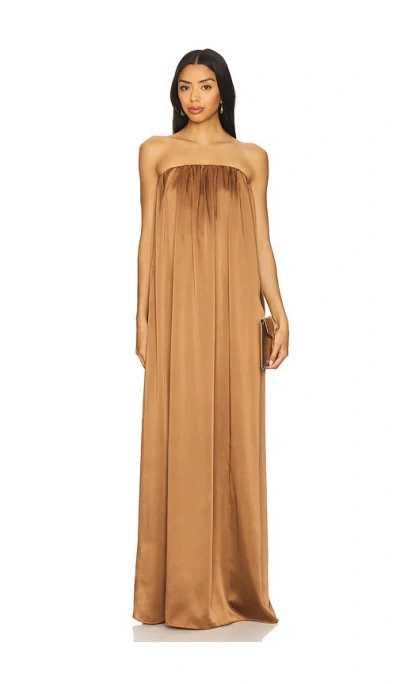 SER.O.YA MONIQUE SATIN MAXI DRESS