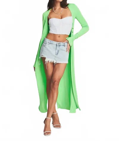 Ser.o.ya Murray Cardigan In Lime In Green