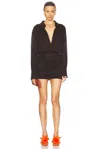 Ser.o.ya Myla Mini Dress In Ash Brown