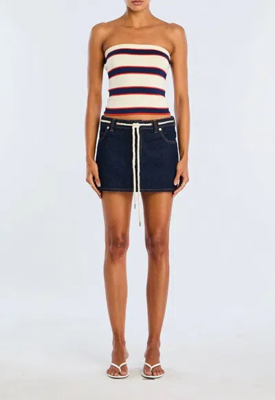 Ser.o.ya Nandie Mini Skirt In Blue In Multi