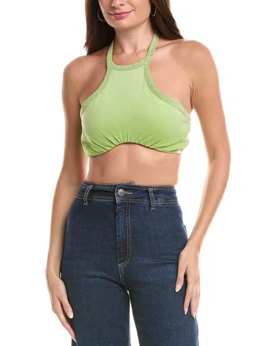 Ser.o.ya Nellie Halter Tank Top In Green