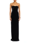 Ser.o.ya Noela Velvet Gown In Black