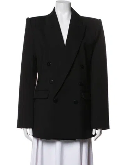 Pre-owned Ser.o.ya Nylon Blazer In Black