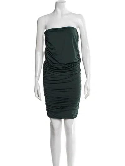 Pre-owned Ser.o.ya Nylon Midi Length Skirt In Green