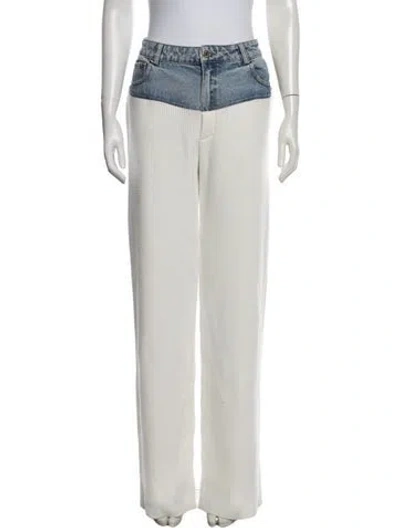Pre-owned Ser.o.ya Nylon Wide Leg Pants In Neutrals