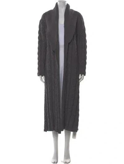 Pre-owned Ser.o.ya Open Front Sweater In Blue