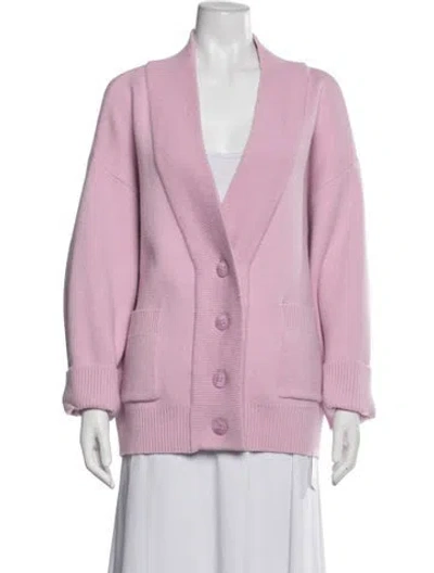 Pre-owned Ser.o.ya Open Front Sweater In Pink