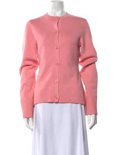Pre-owned Ser.o.ya Open Front Sweater In Pink