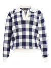Ser.o.ya Orla Gingham Top In Multi