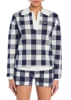 Ser.o.ya Gingham-pattern Polo Top In Multi