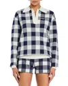 Ser.o.ya Gingham-pattern Polo Top In Multi