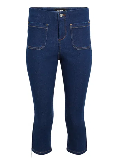 Ser.o.ya Padma Capri Jeans In Blue