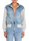 Ser.o.ya Page Terry Denim Jacket In River