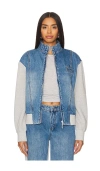 Ser.o.ya Page Terry Denim Jacket In River