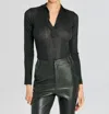 Ser.o.ya Paige Polo Top In Forest Green In Green